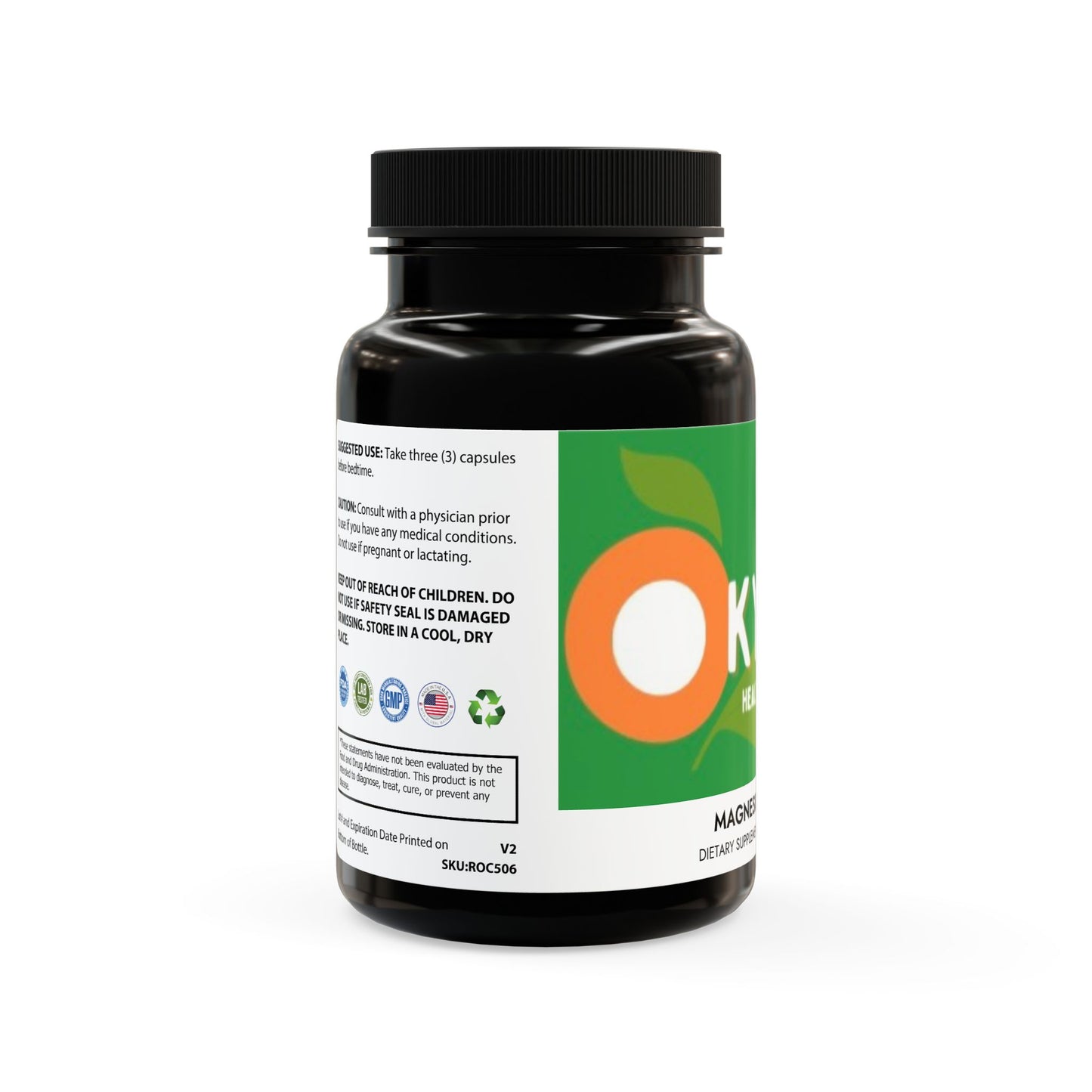 Magnesium Zinc Supplement (90 Capsules)