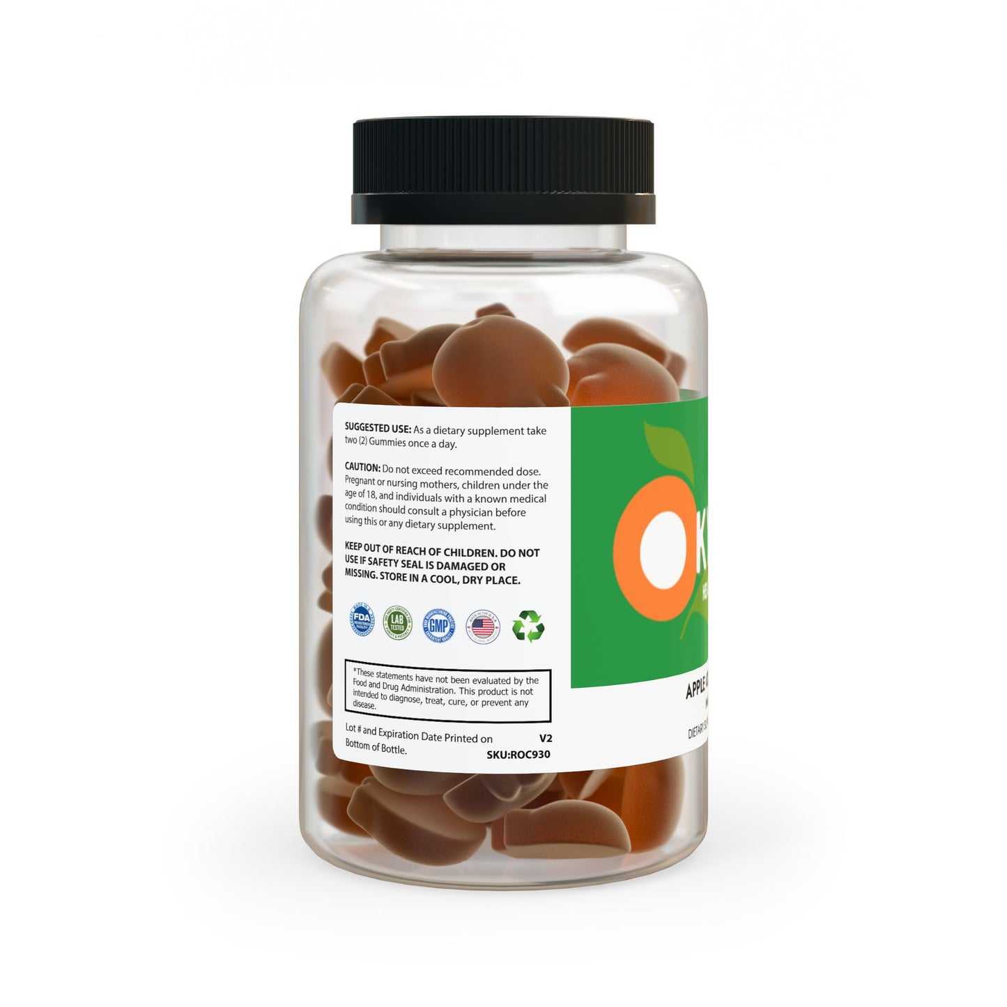 Apple Cider Vinegar Gummies (60 Gummies)