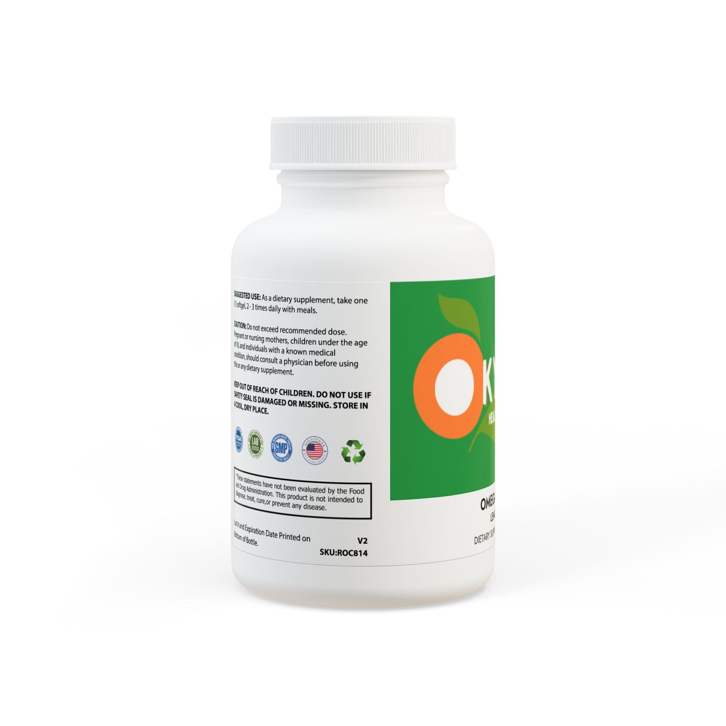 Omega 3 Fish Oil Supplement (60 Softgels)