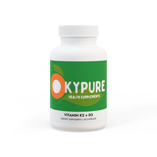 Vitamin K2 + D3 Supplement (60 Capsules)