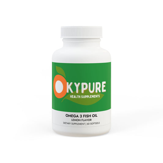 Omega 3 Fish Oil Supplement (60 Softgels)