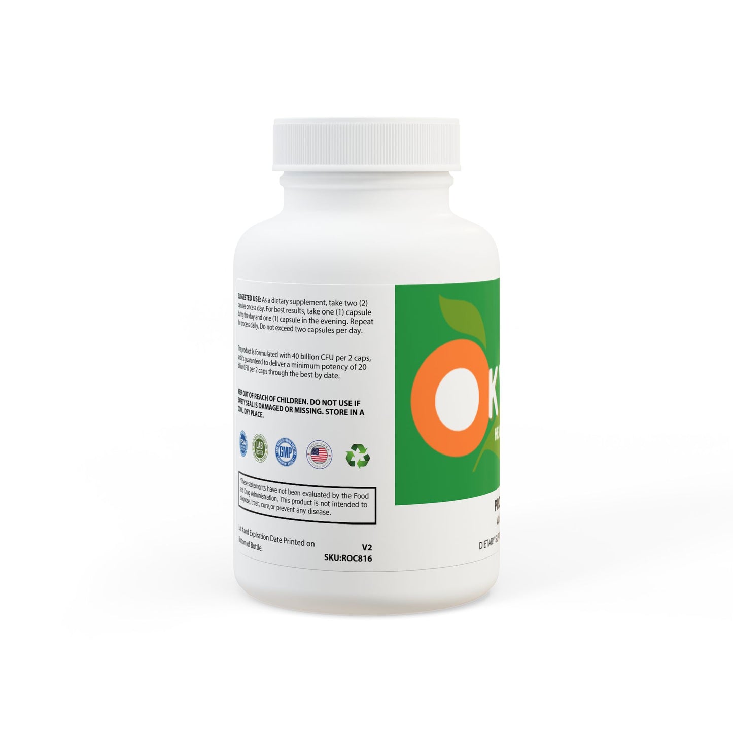 Probiotics Supplement (60 Capsules)