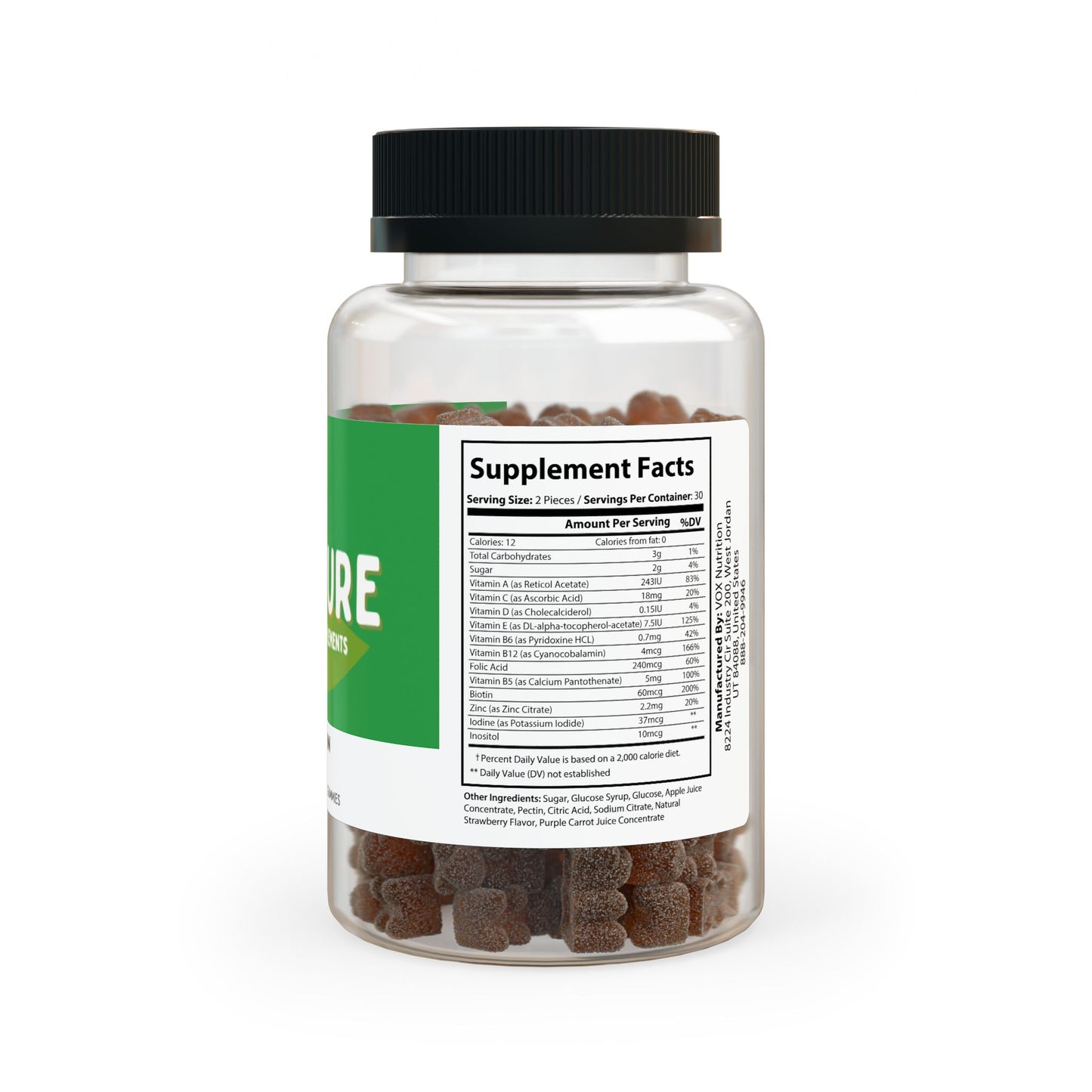 Multivitamin Gummies for Adults (60 Gummies)